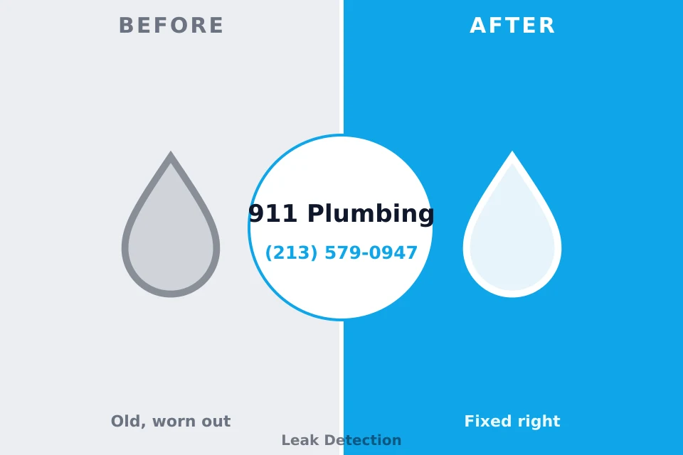 Before and after: plumbing company Cloverleaf, TX